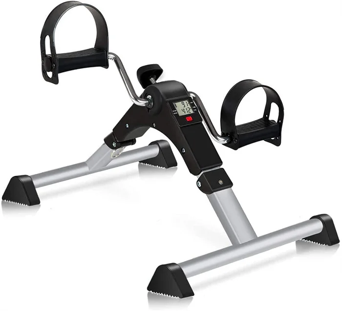 Portable Foldable Indoor Pedal Exercise Bike With Lcd Display for Leg Arm Workout