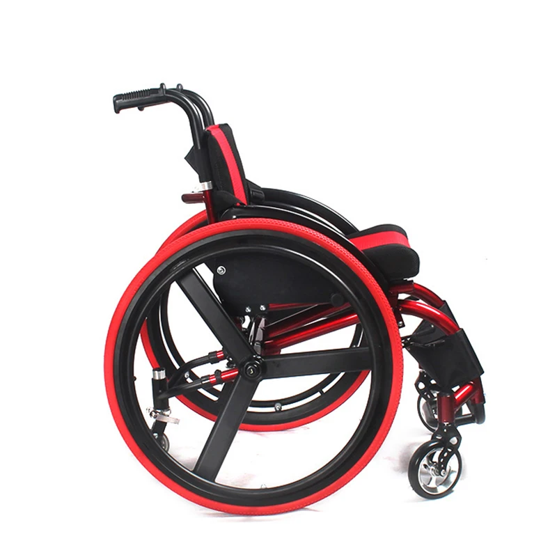 High quality active manual aluminum leisure lightweight folding sport wheelchair 2021