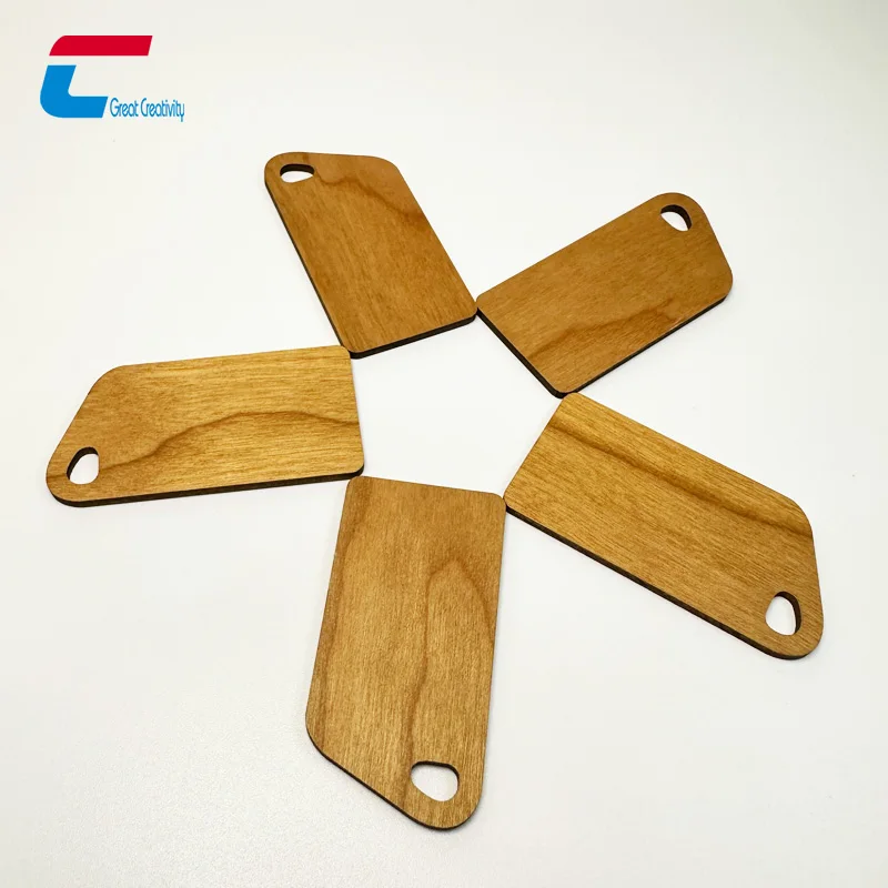 Bible Verse Card NFC Keychain Christian Wooden Engraved Keychain Bible Verse Keychain