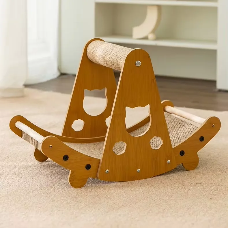 Wholesale Cat scratch board wear-resistant vertical sisal ball cat claw board cat nest integrated claw grinder sofa