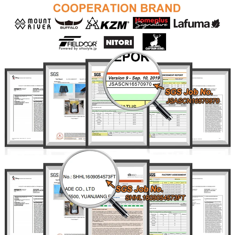 wholesales custom top quality aluminum fishing beach outdoor foldable camping chair