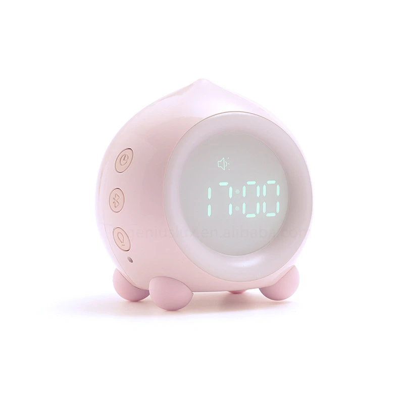 
Smart Wake Up Light Alarm Clock Sunrise Alarm Clock Bedside Night Light LED Clock Supports APP Control 