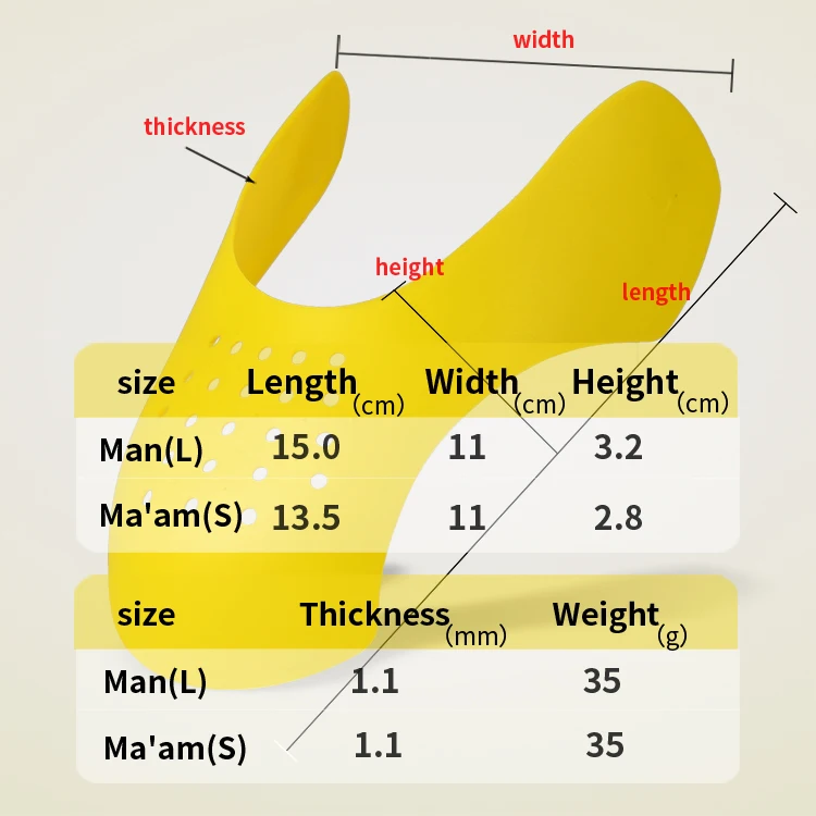 Sneaker Shoe shield Toe box Crease Protector Wrinkle resistant Shoe Stretcher Customize logo and color