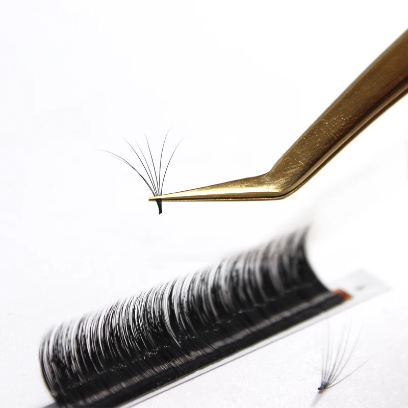 
Wholesale easy fan rapid blooming eyelash extension silk fast fanning lashes 