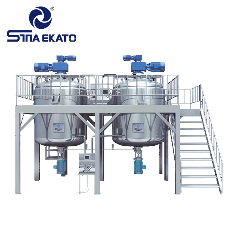 SINA EKATO High Shear Mixer Industrial Blender machine For Detergent Shampoo Shower Dish Washing Liquid Soap Detergent