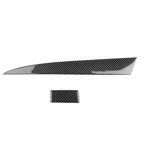 Carbon Fiber Car Dashboard Decoration Strip Center Console Sticker & Copilot Storage Switch Handle Cover Interior Trim for Mazda