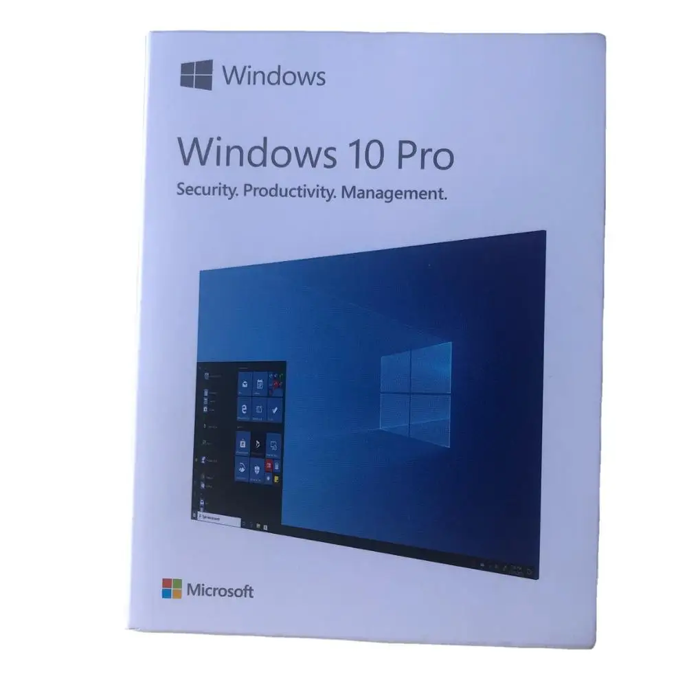 
 100% Оригинальный Microsoft Windows10 ПРОФЕССИОНАЛЬНЫЙ код онлайн Активация 64 бит usb fpp Розничная коробка  