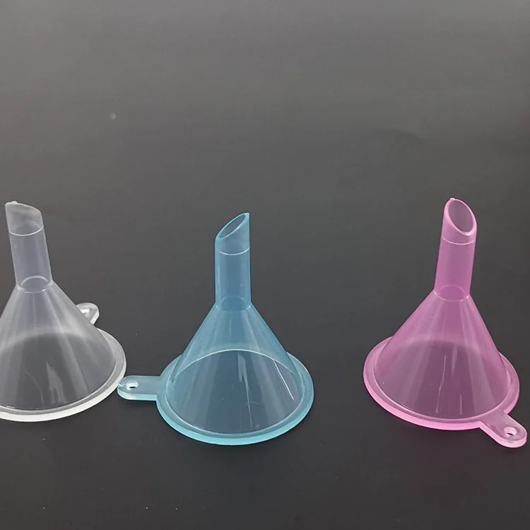 Transparent plastic perfume liquid cosmetics mini small funnel