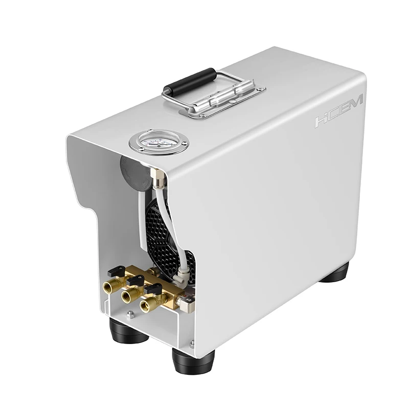 HCEM Portable Pond Aeration System HC750XM-CAB 1hp Low Noise Piston Aeration Pump for 3 Acre Lake Aeration