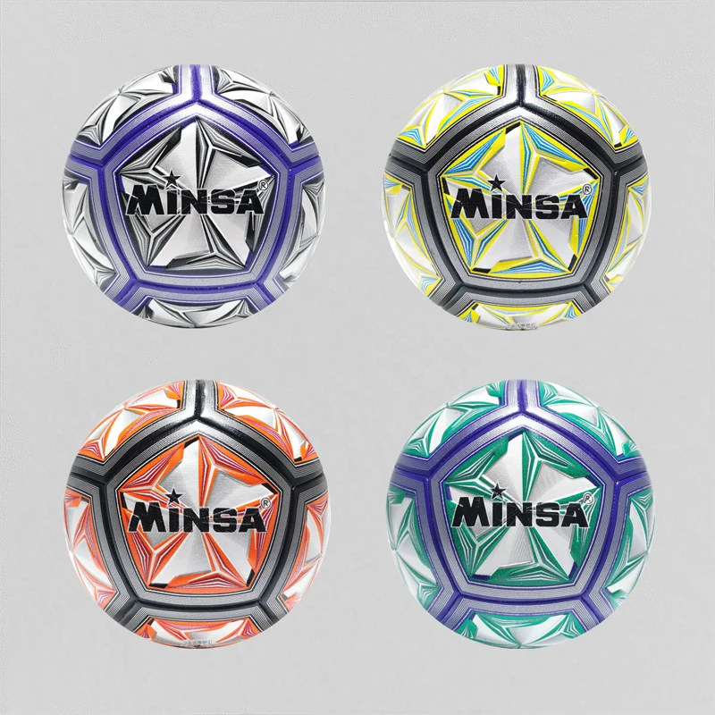 2021 New Match Training Balls Sports Goods Custom PVC Machine Stitched Promotion Soccer Ball Football