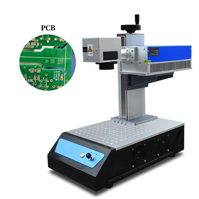 Gainlaser Fast Scanning Speeds UV Laser Engraver ITO FTO removal silicon wafers PCB polyimides mini uv laser marking machine 3W