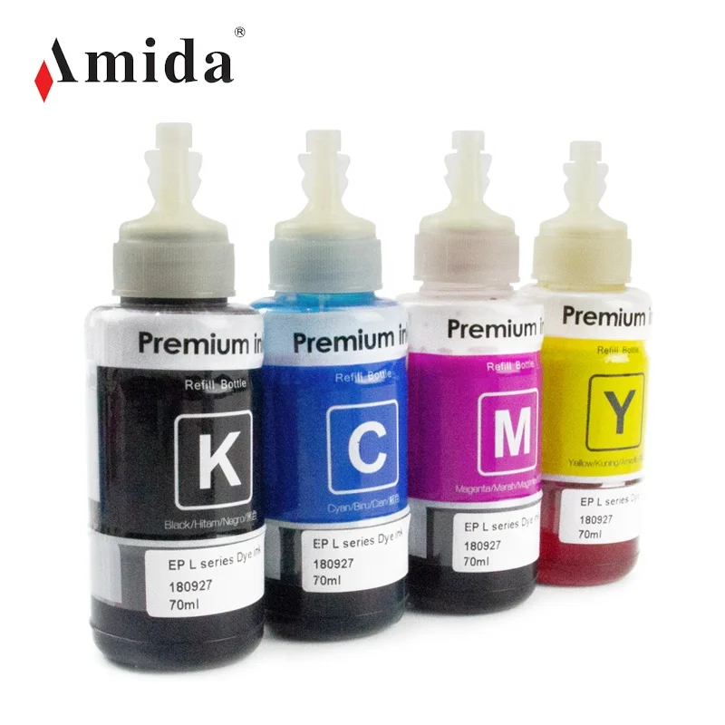 Amida Compatible Dye Ink T664 for L405 L455 L475 L565 L606 L656 Series Printer T664 Ink