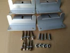 ABS Plastic Or Aluminum Corner Bracket Solar Motor Home Yacht Support System