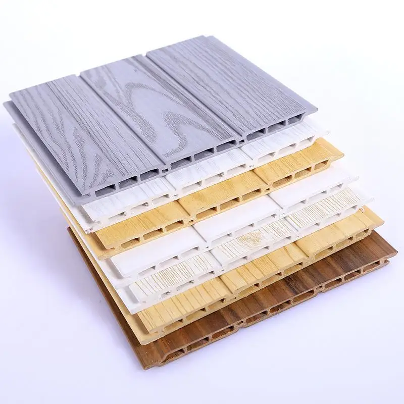 Co-extrusion outdoor decoration wpc wall cladding wall panel