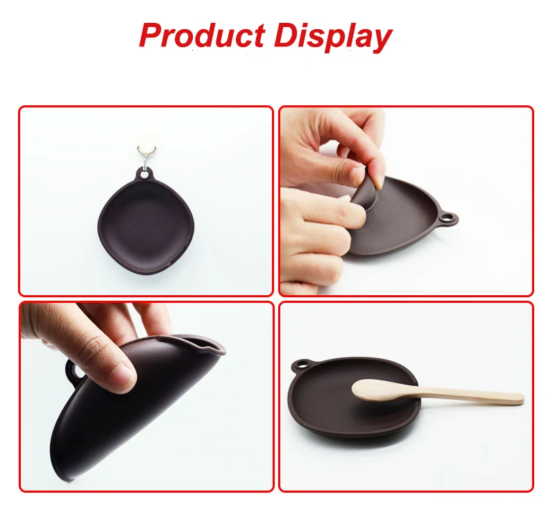 Flexible Hanging Kitchen Utensil Holder Non-Stick Utensil Organizer Silicone Spoon Rests