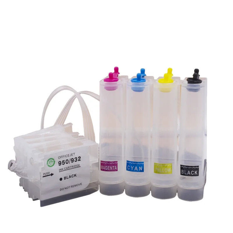 Colorpro compatible for H Officejet 6600 H711a/H711g CZ155A  Officejet 6100 H611aCB863A CISS ink cartridges 932 933