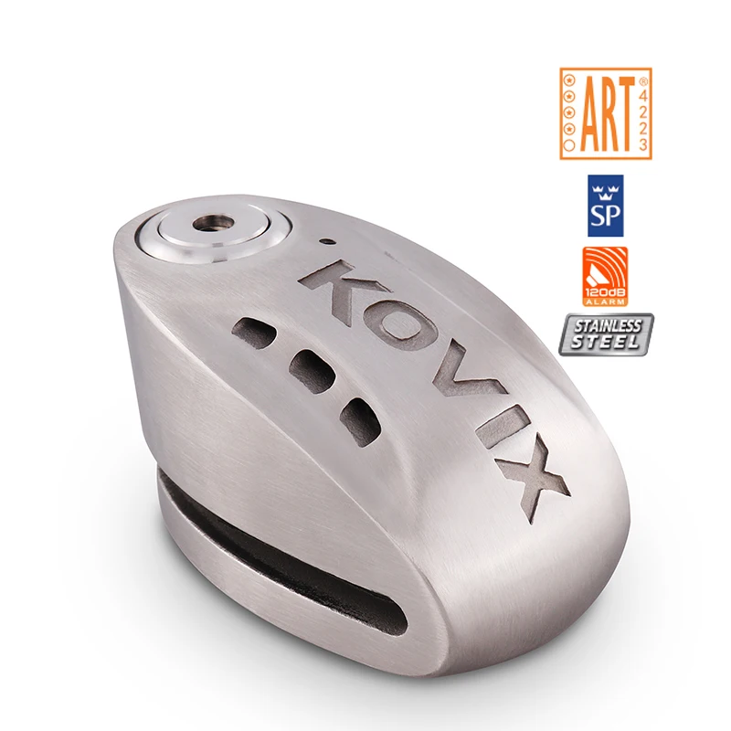 Pick And Drill Proof Disc-Style Cylinder Motorcycle Alarm Disc Lock Stainless Steel Disc Lock