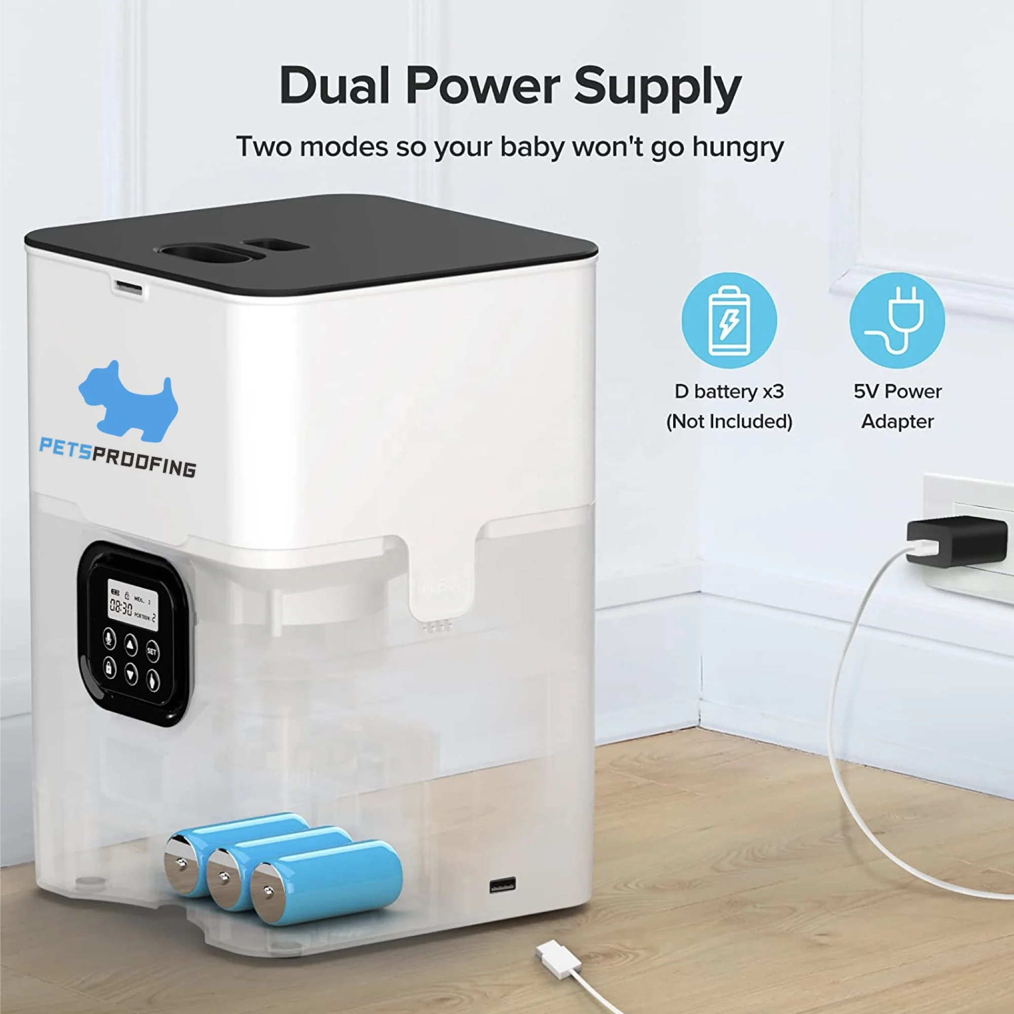Best Selling Wholesale Smart Automatic 4 Meals Timed Auto Robot Dog Cats Pet dry Food Feeder Bowls Dispenser