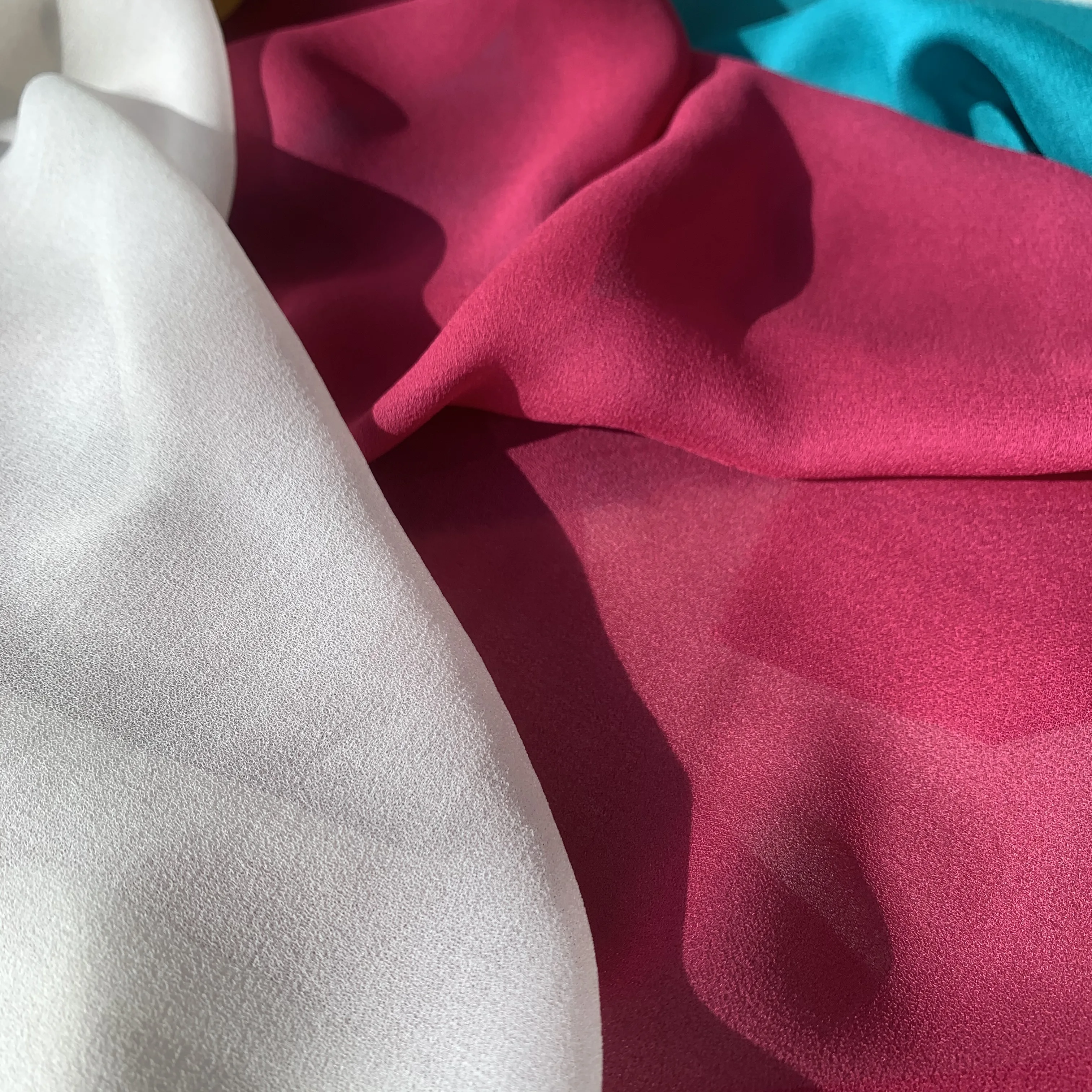 Japanese KKF8682ASY Manufacturer Dyed 30d Crepe Fabric Material for Dress Material