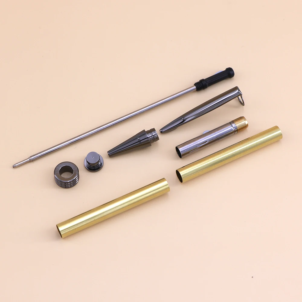 Woodworking Machinery Parts 7mm Slimline Wood Pen Turning Kits China DIY Lathe Project Pen Kit Woodturning