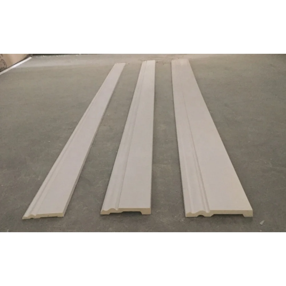 10cm 12cm 15cm breadth height architectural polyurethane cheap baseboard molding white