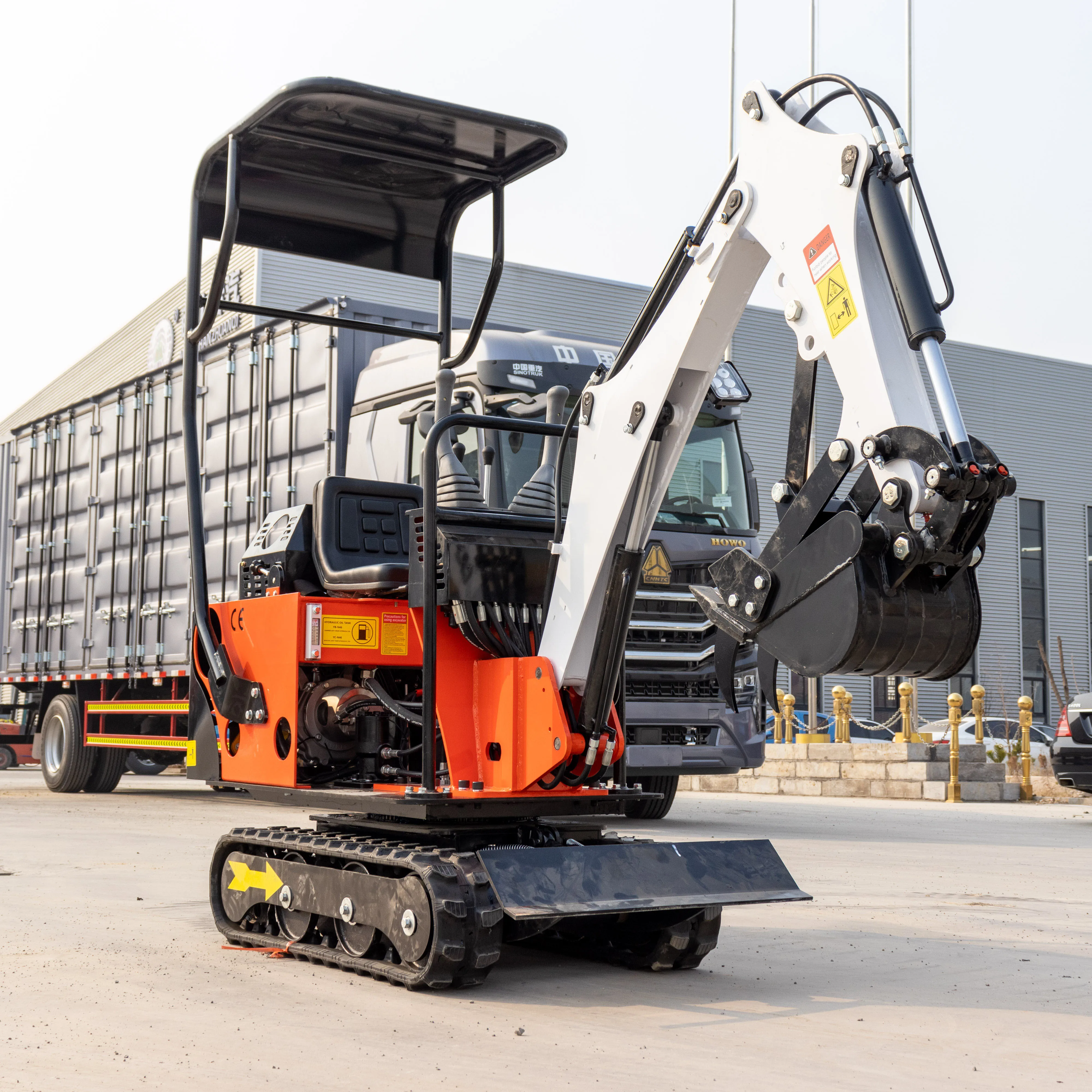 Free Shipping mini excavator/mini digger HT08 HT10 with EPA CE