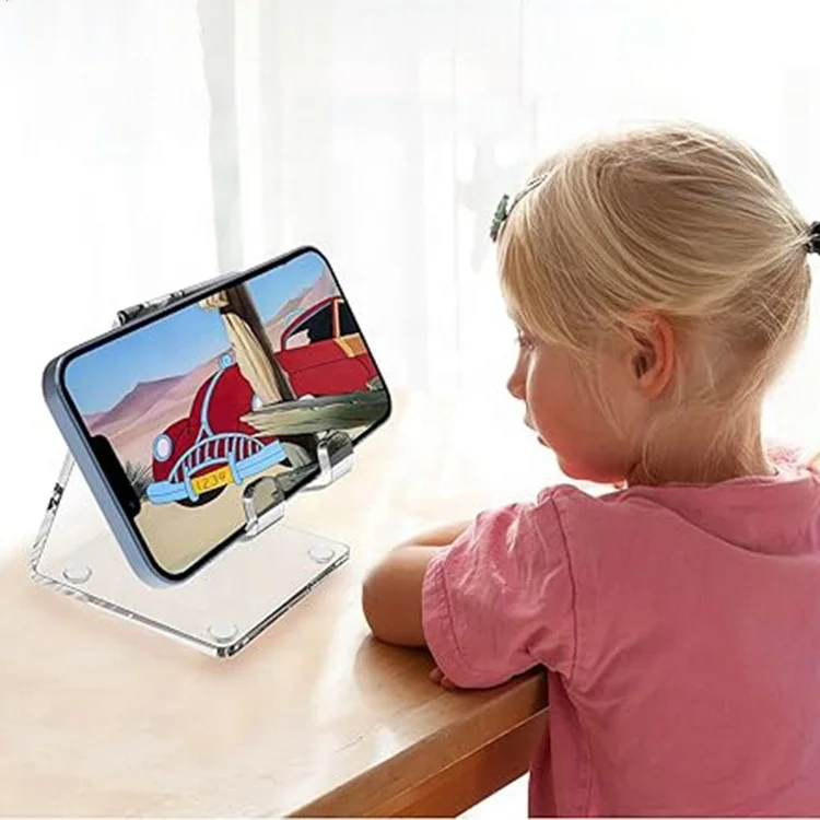 High quality multipurpose customized phone acrylic grip holder cat and smart car wireless charger mobile phone stands