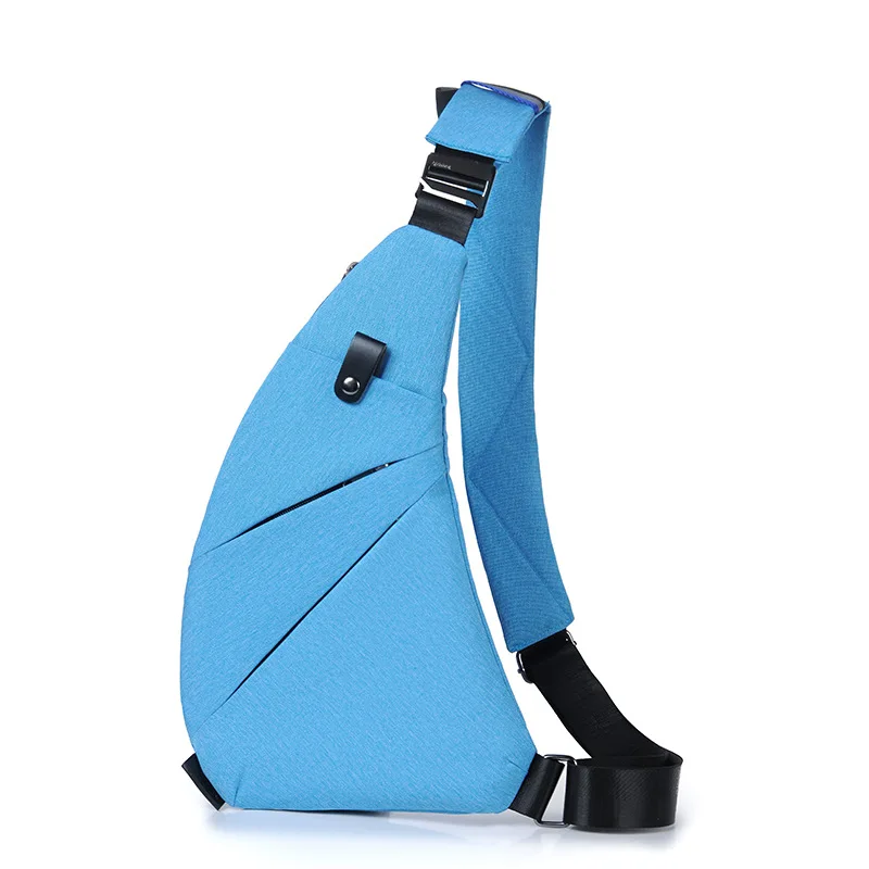 Wholesale Cheaper Polyester Multiple Pockets Sling Bag- Anti-Theft Chest Shoulder Backpack Crossbody Bag