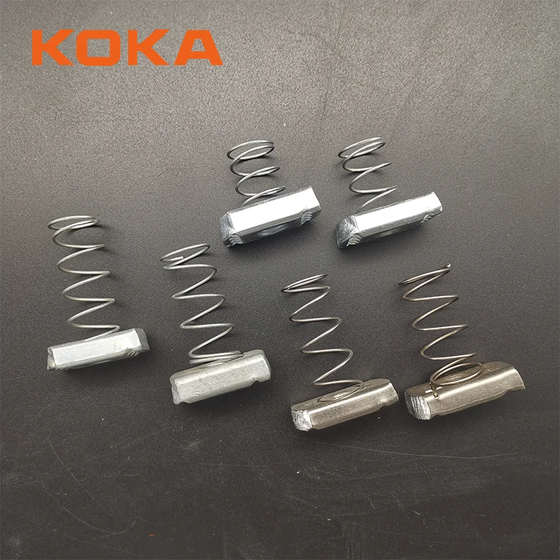 Wholesale Channel Nut Hot Dip Galvanized Spring Nuts m6 m8 m10 m12 Unistrut Spring Nuts