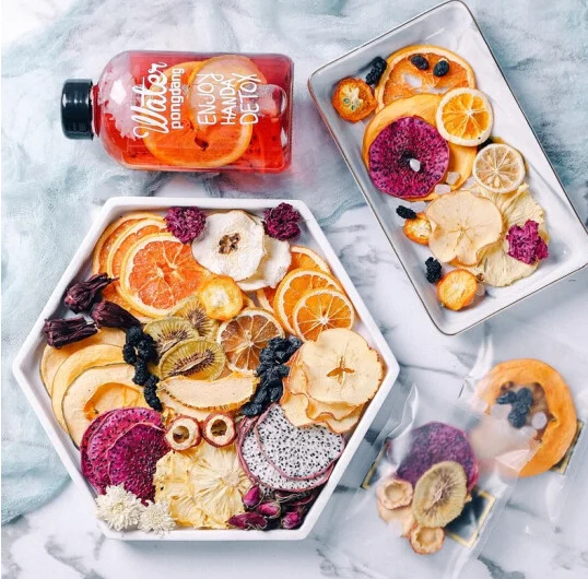 
Gift Packaging Handmade Fruit Flavor Detox Tea Delicious Blending Chinese Dried Fruit Tea 