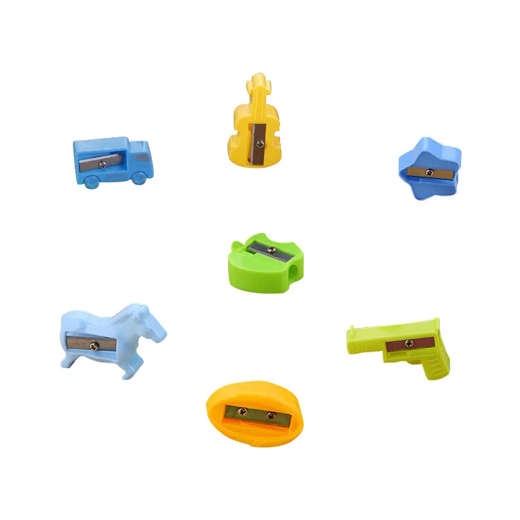 Cute Candy Color Plastic Sharpener, Cartoon Shape Cheap Pencil Sharpener For Students