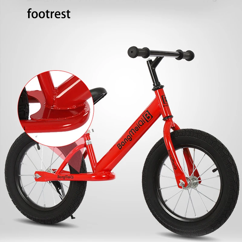 new design customize logo exercise children metal bicycle carbon steel 14inch air cheap kids balance bike