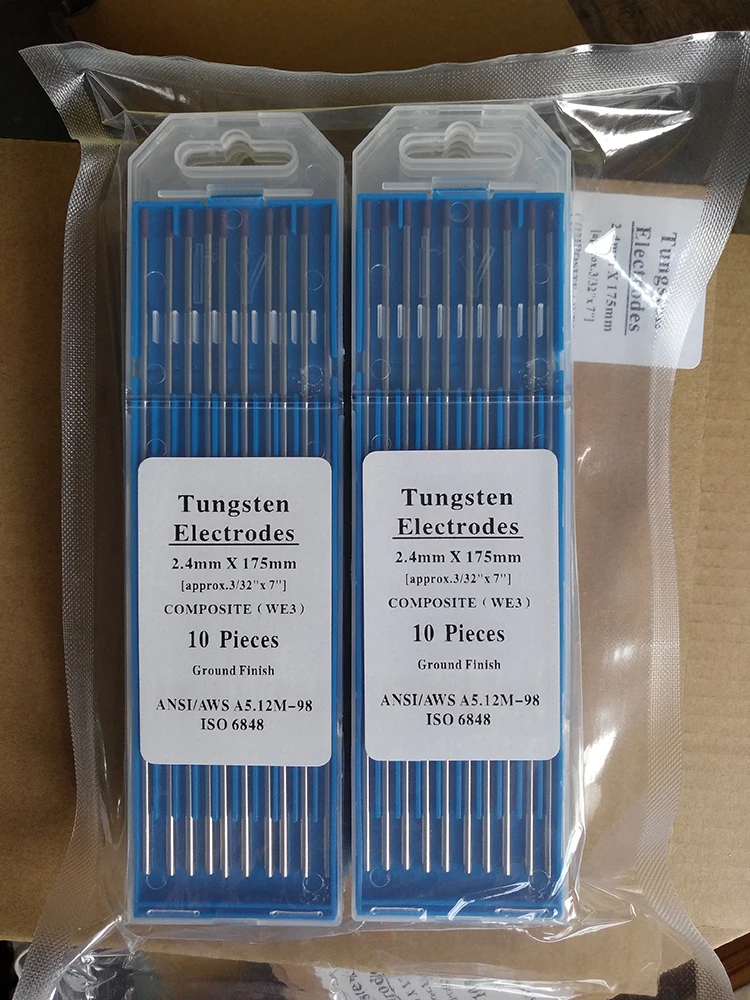 HUARUI Ready to Ship 1.0-8mm Diameter Alloy Welding Red Green Blue Gray Electrode Rods