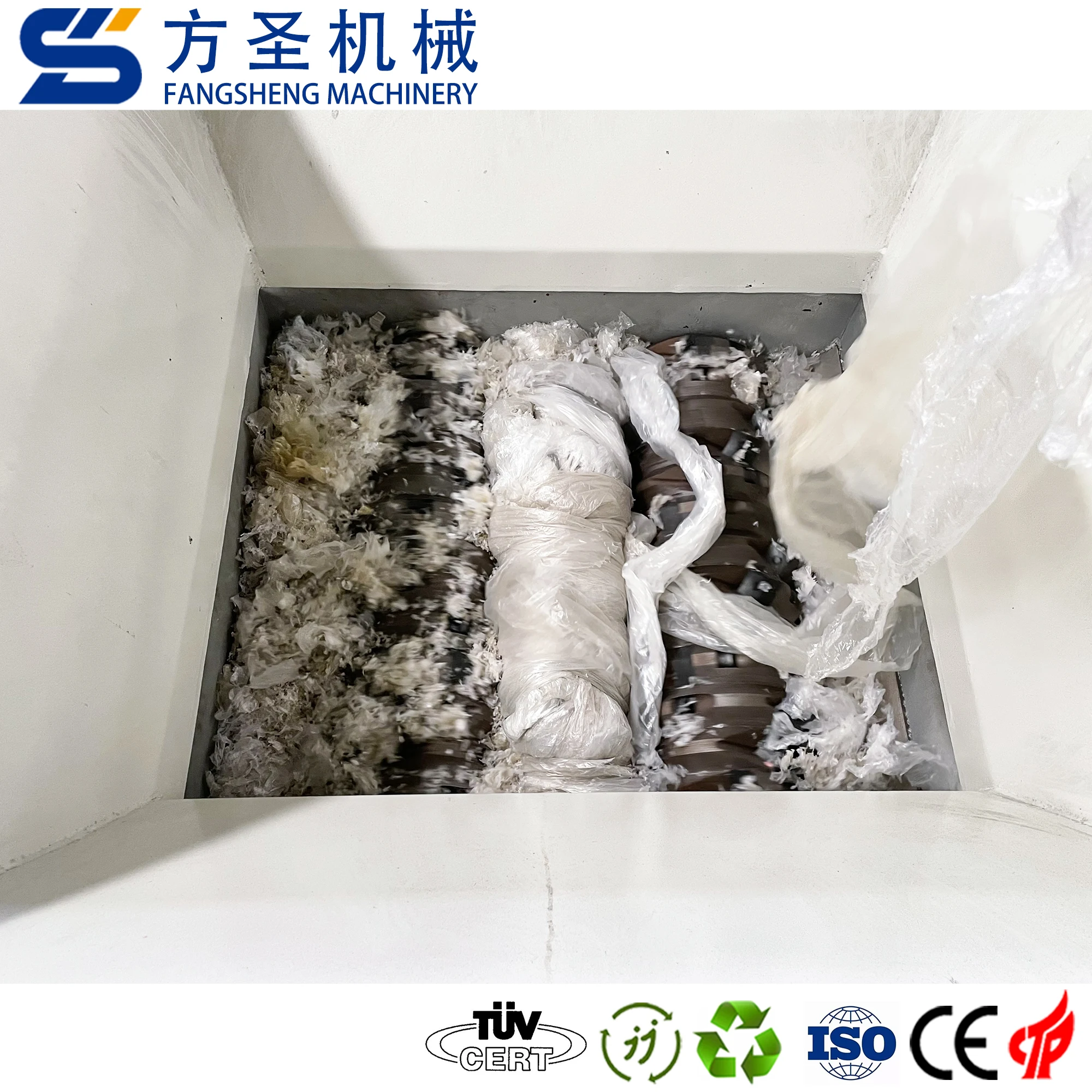 Automatic recycling production line--pp-pe pet recyclable plastic crusher paper shredder