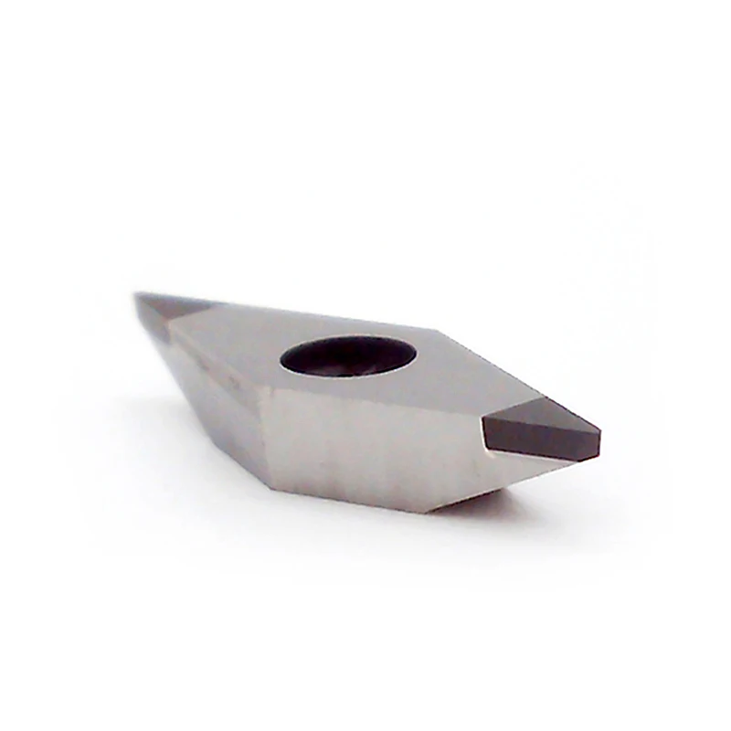 WSQ CBN PCBN inserts VBGW1604 for Cast Iron Finishing Turning, 2 cutting edges