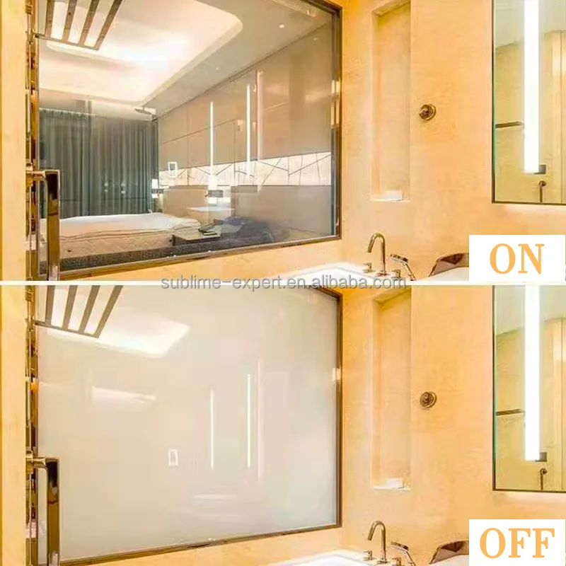 Electric Film Pdlc Smart Selfadhesive Pdlc Film For Glass Smart House Sliding Shower Glass Door Pdlc Film For Bathroom