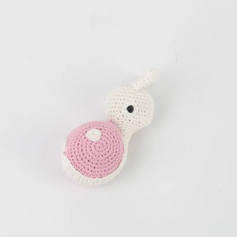 CE/ASTM 2024 Soft Stuffed Toys Crochet Toys Handmade Amigurumi Crochet Animals Toys Snail For Children Gift