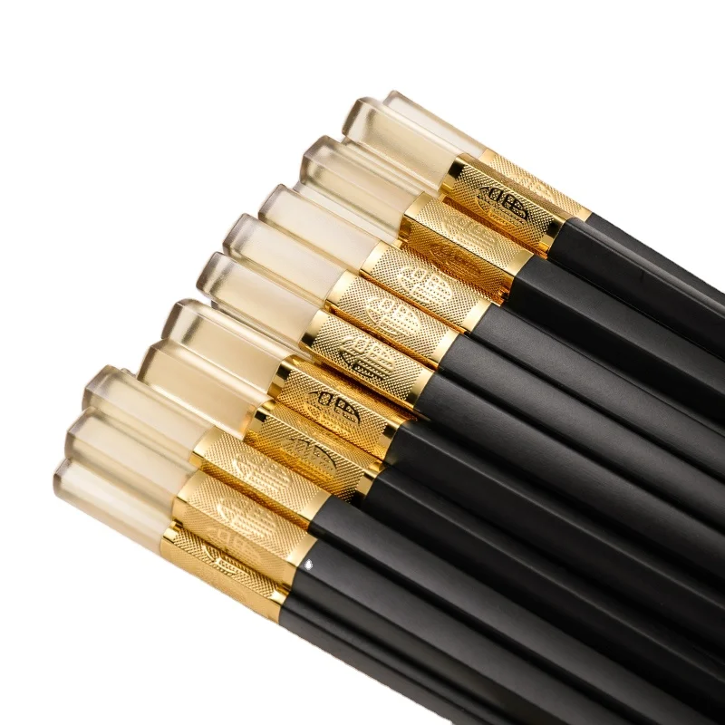 10 Pairs Fiberglass Chopsticks Dishwasher Safe Heat Resistant Non-slip Japanese Chopsticks Multipack Used as Cooking Chopsticks