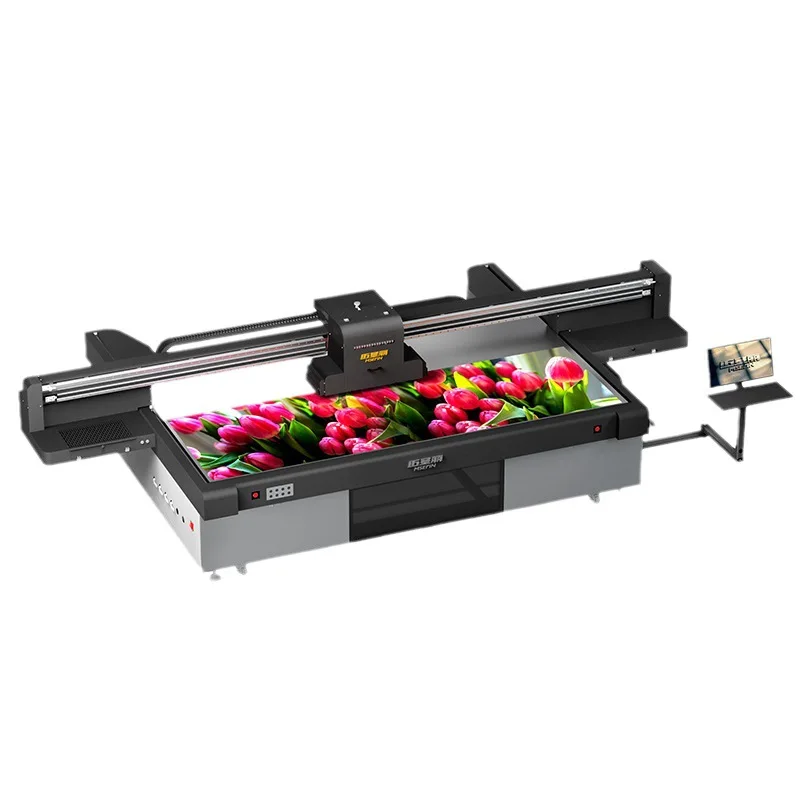 Factory Supply Uv Led Flatbed Printer 2513 Large Format Uv Printing Machine With Industrial Print Head