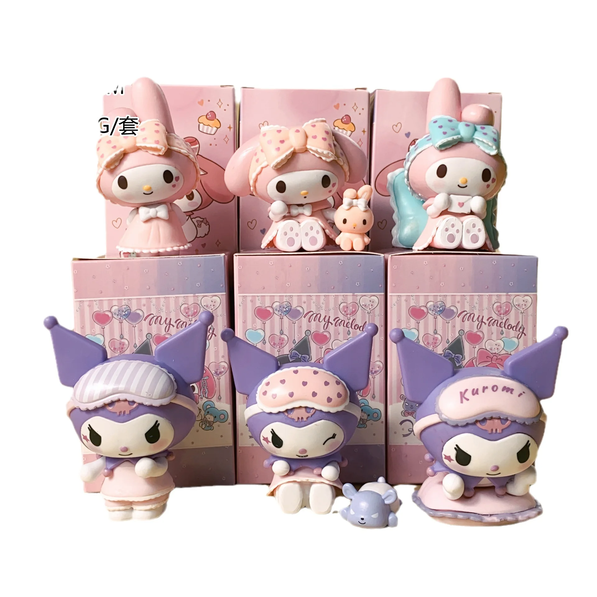 Wholesale Anime Sanrio Blind Box Doll Pokemon Hellokitty Kuromi Blind Box Figure Toy With Color Box