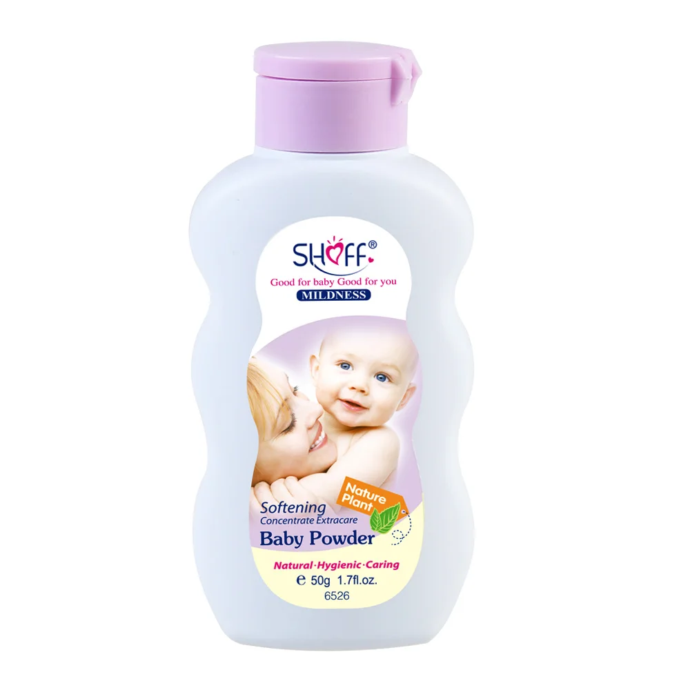 SHOFF 50g Small Container Convenient Mother Care Baby Comfort Cosmetic Grade Safe Baby Powder Talcum Powder (1600194903275)