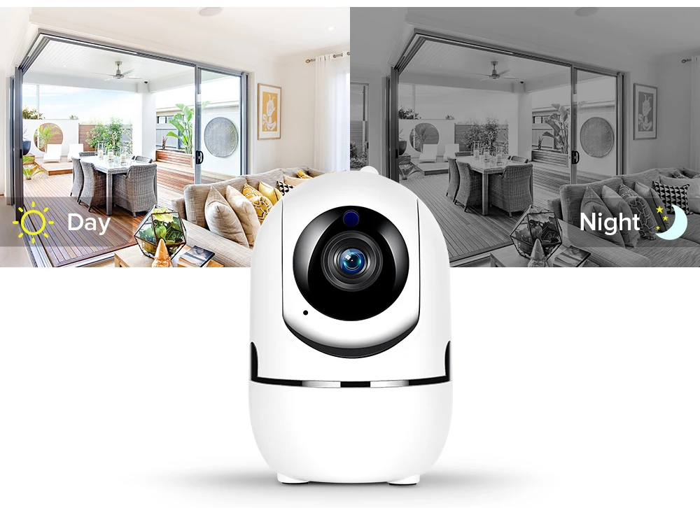 2019 720P Mini Cloud Storage Automatic Tracking Wifi ip camera