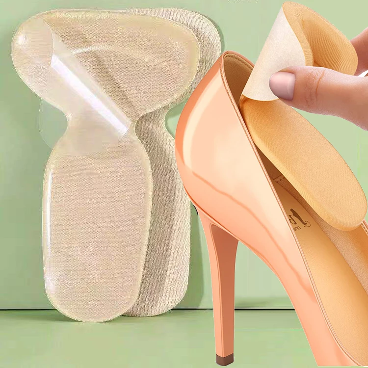 2pcs Shoe Heel Insoles Foot Heel Pad Sports Shoes Adjustable Antiwear Feet Inserts Insoles Heel Protector Sticker Insole