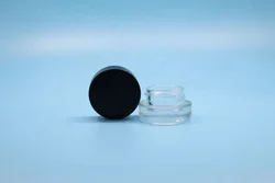 high quality 3ml 5ml 7ml 9ml CBD concentrate Glass packaging hemp glass concentrate jars with screw cap