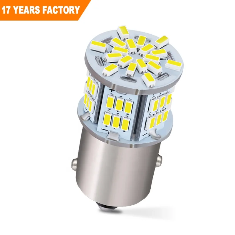 Automotive Parts Led Replacement Bulbs 1157 1156 BA15S P21W 3014 54SMD Tail Light Turn Signals Light 12V24V Led Car Auto Lights