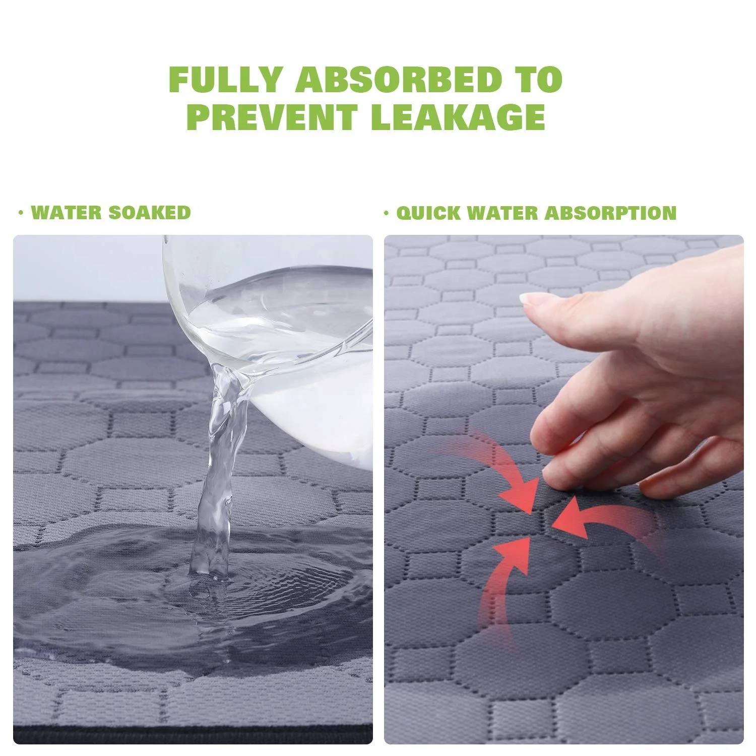 Wholesale leak-proof animal absorption toilet wee guinea pig cat pet urine pad reusable washable training puppy dog pet pee pads