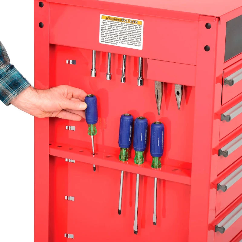 Ball Bearing heavy load tool trolley cabinet tool cart with 6 drawers