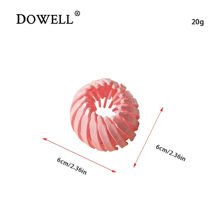 DOWELL оптовая продажа лидер продаж простое красочное пластиковое кольцо для волос