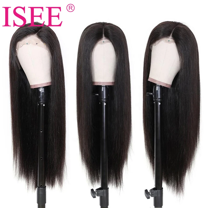  Hot Sale Transparent Lace Front Wig With Baby Hair 40 Inch Long Human Cuticle Aligned Double