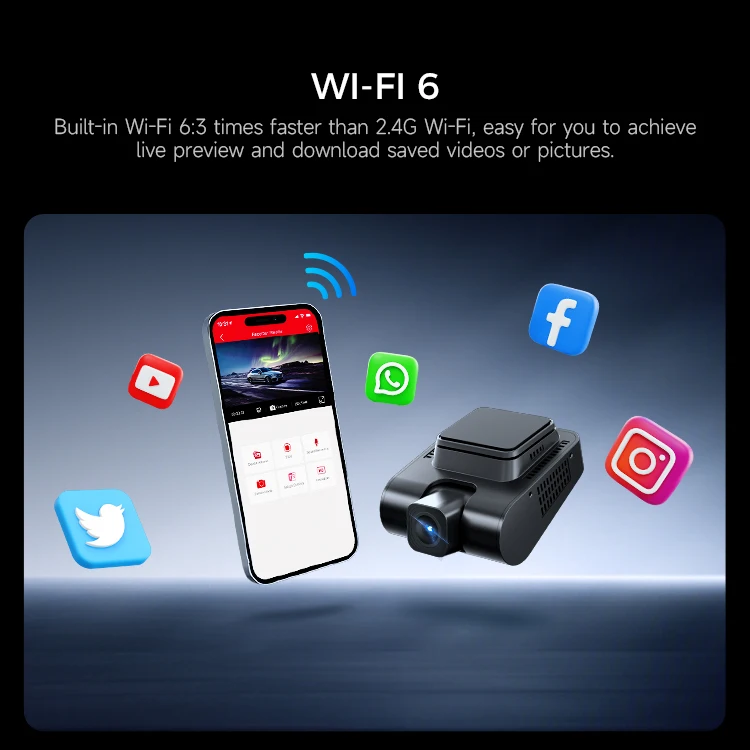 LINGDU Новое поступление V620 двухканальный GPS WIFI 6 Bluetooth ADAS EN Голосовое управление 60fps супер конденсатор